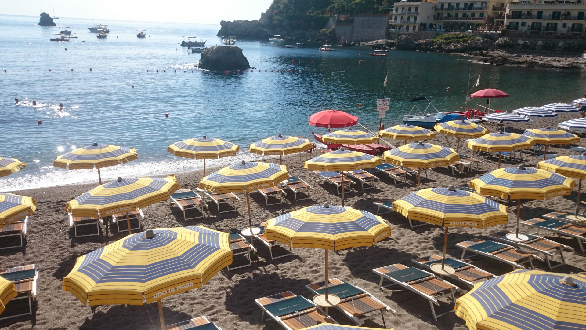 An afternoon at a beach club